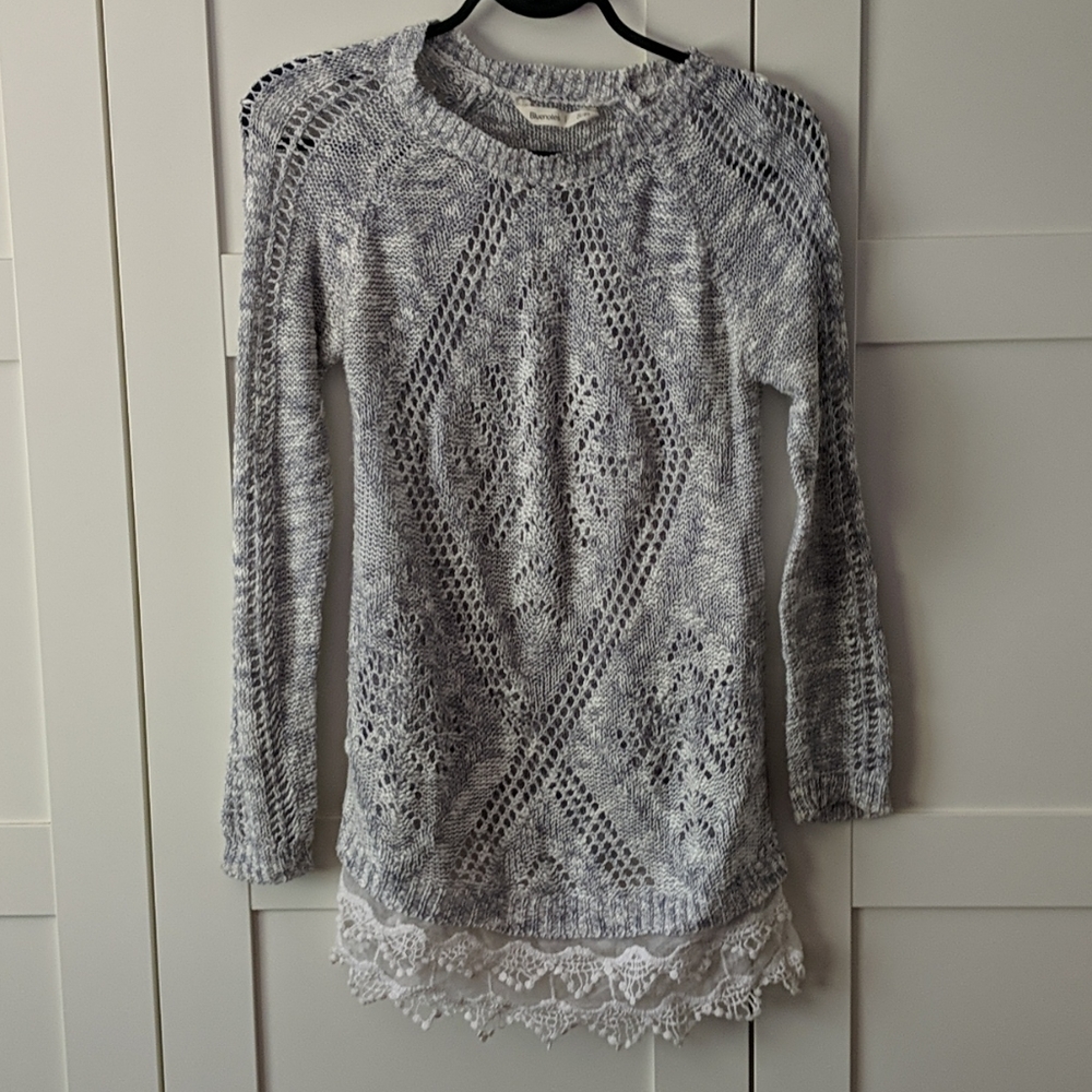 ❄️ 3/$30 BLUENOTES Blue Knit Sweater